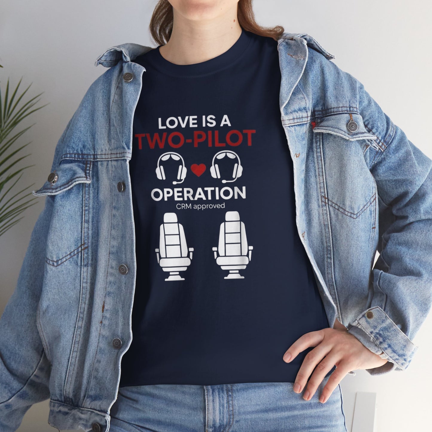 Pilot Couples T‑Shirt - Valentine Aviation Apparel