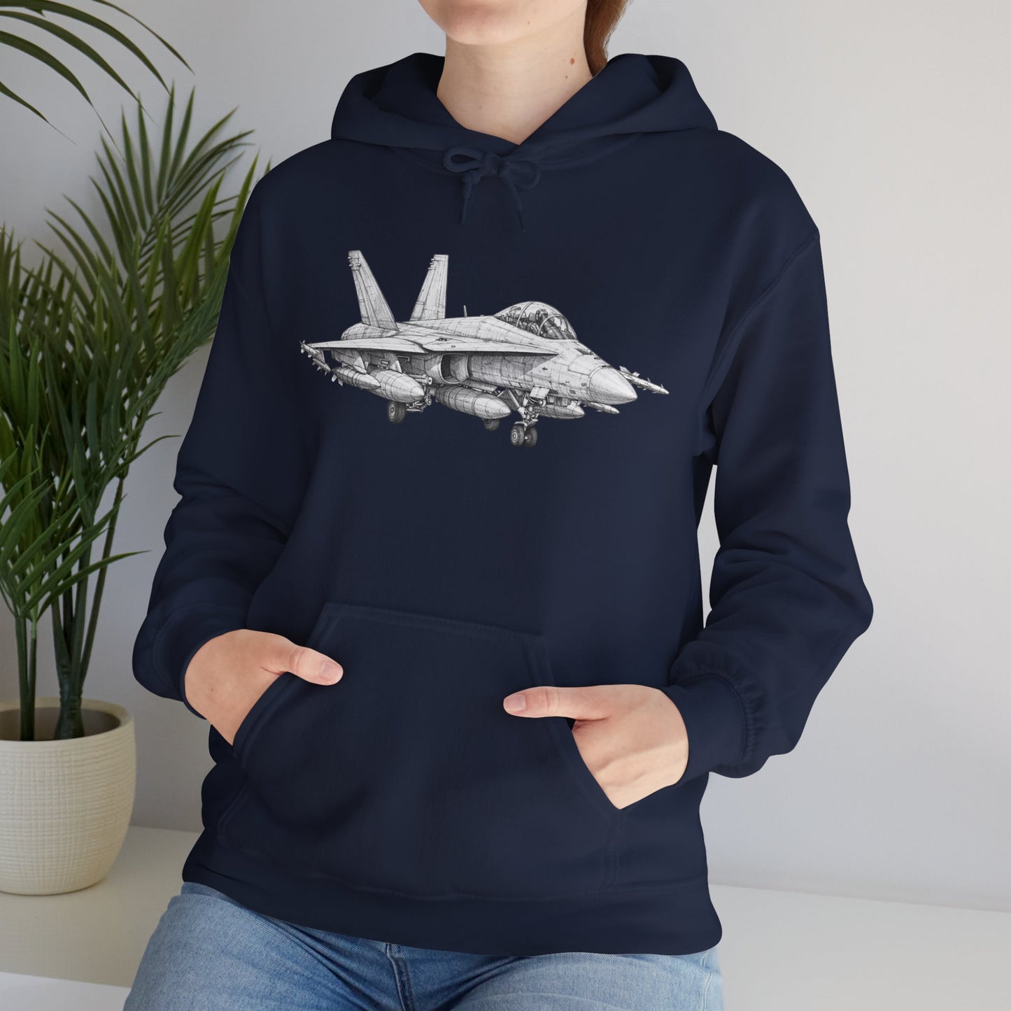 F-18 Fighter Jet Hoodie — Aviation Apparel