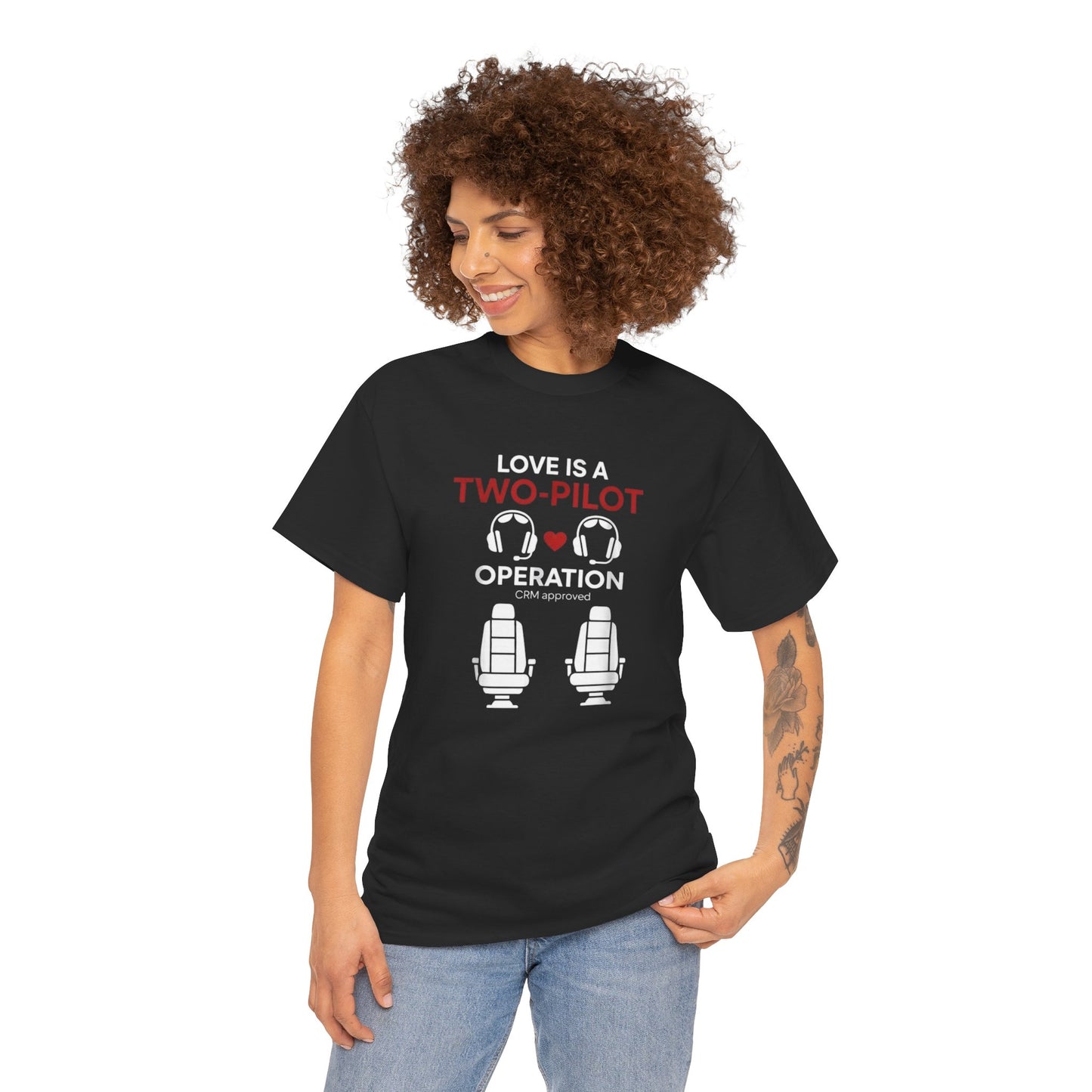 Pilot Couples T‑Shirt - Valentine Aviation Apparel
