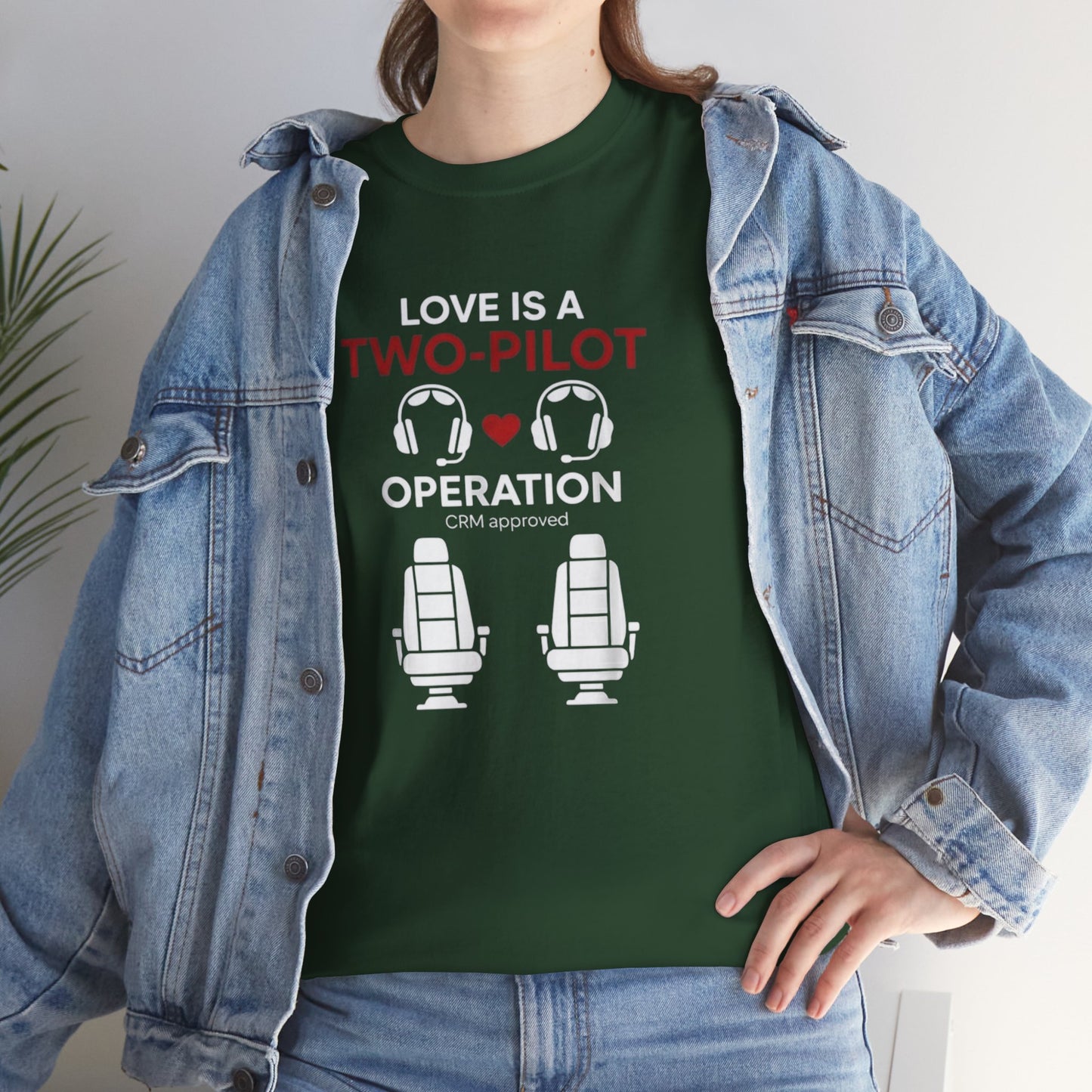 Pilot Couples T‑Shirt - Valentine Aviation Apparel