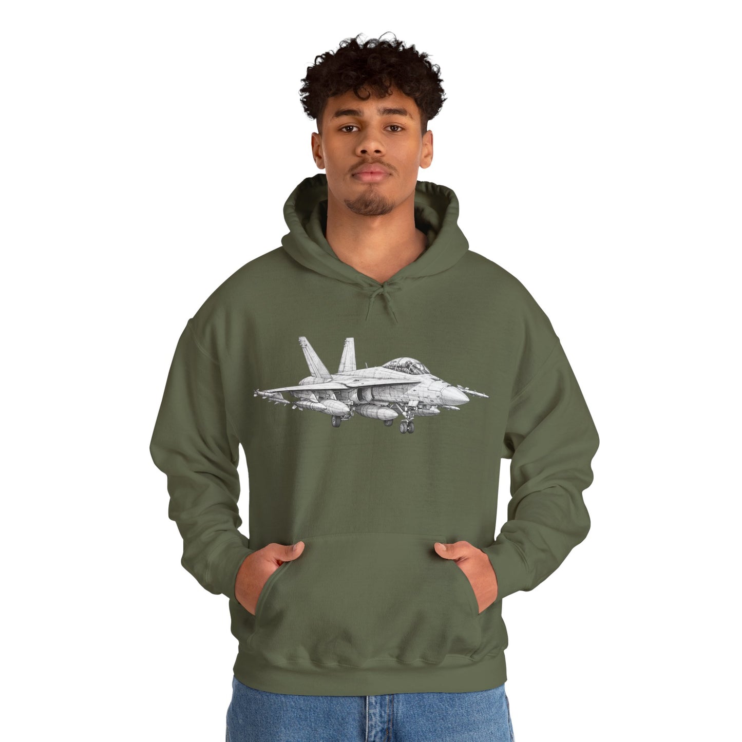 F-18 Fighter Jet Hoodie — Aviation Apparel