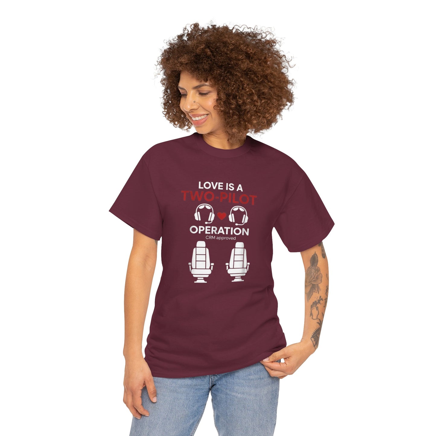 Pilot Couples T‑Shirt - Valentine Aviation Apparel