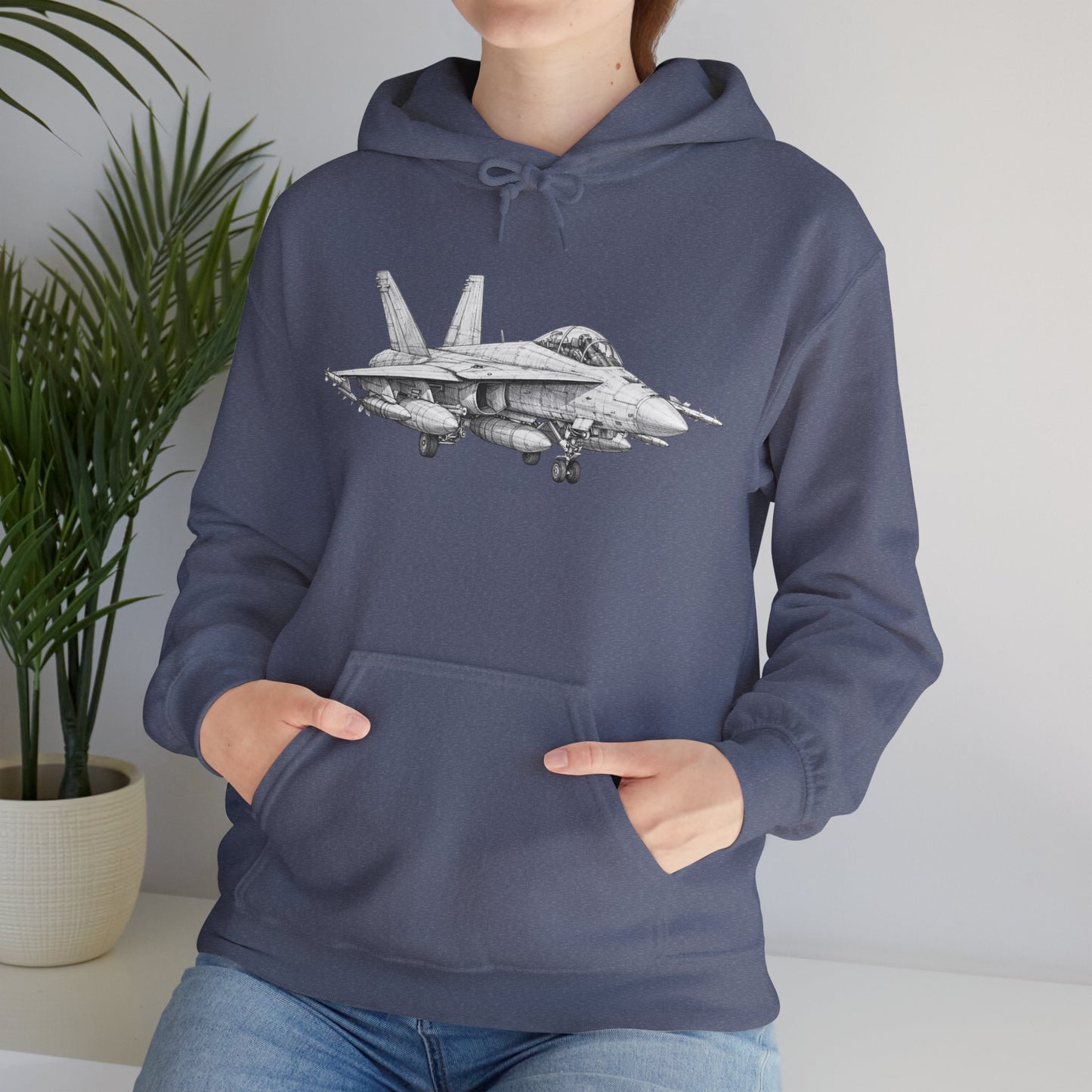 F-18 Fighter Jet Hoodie — Aviation Apparel