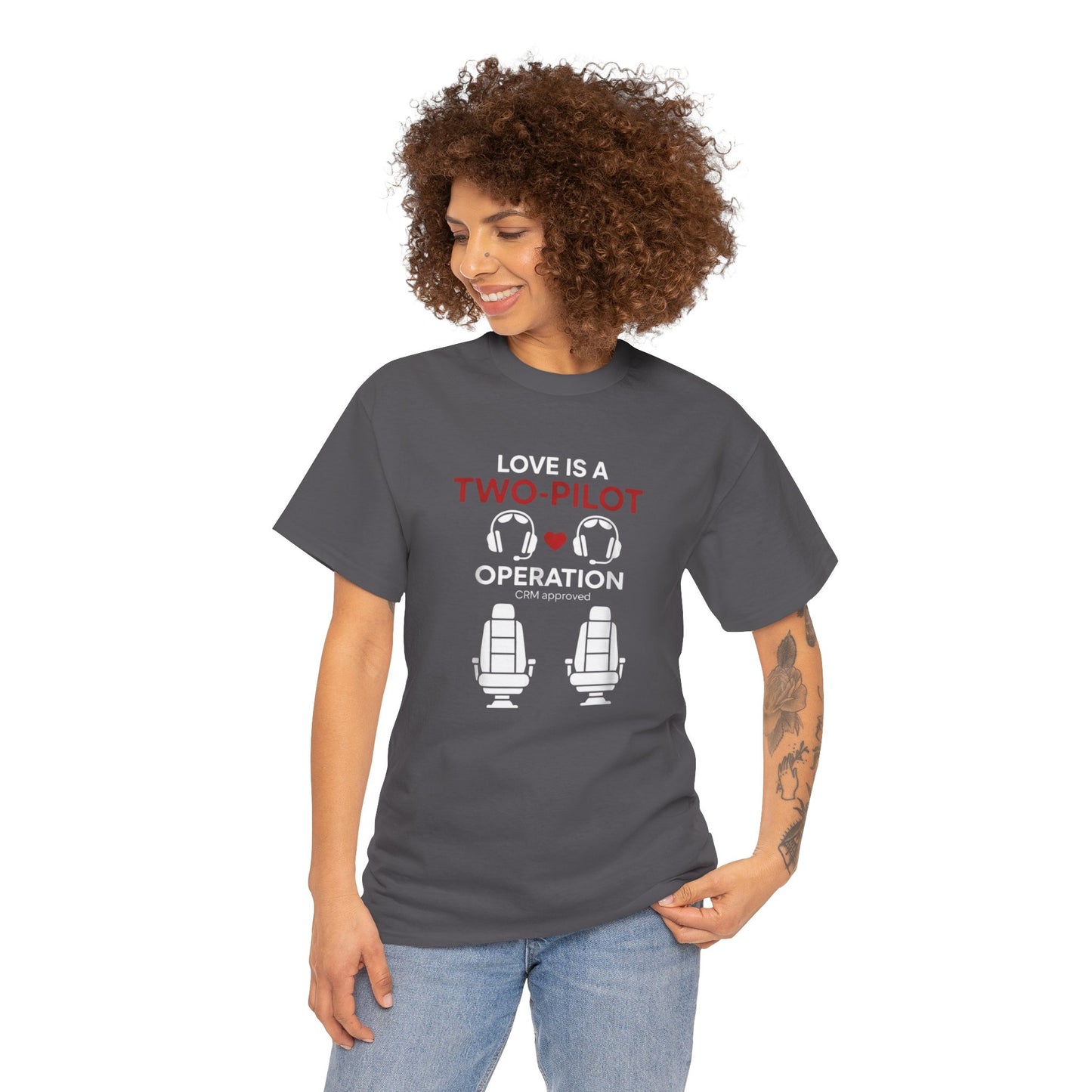Pilot Couples T‑Shirt - Valentine Aviation Apparel