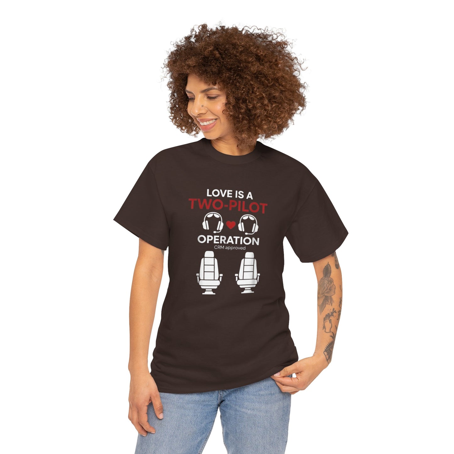 Pilot Couples T‑Shirt - Valentine Aviation Apparel