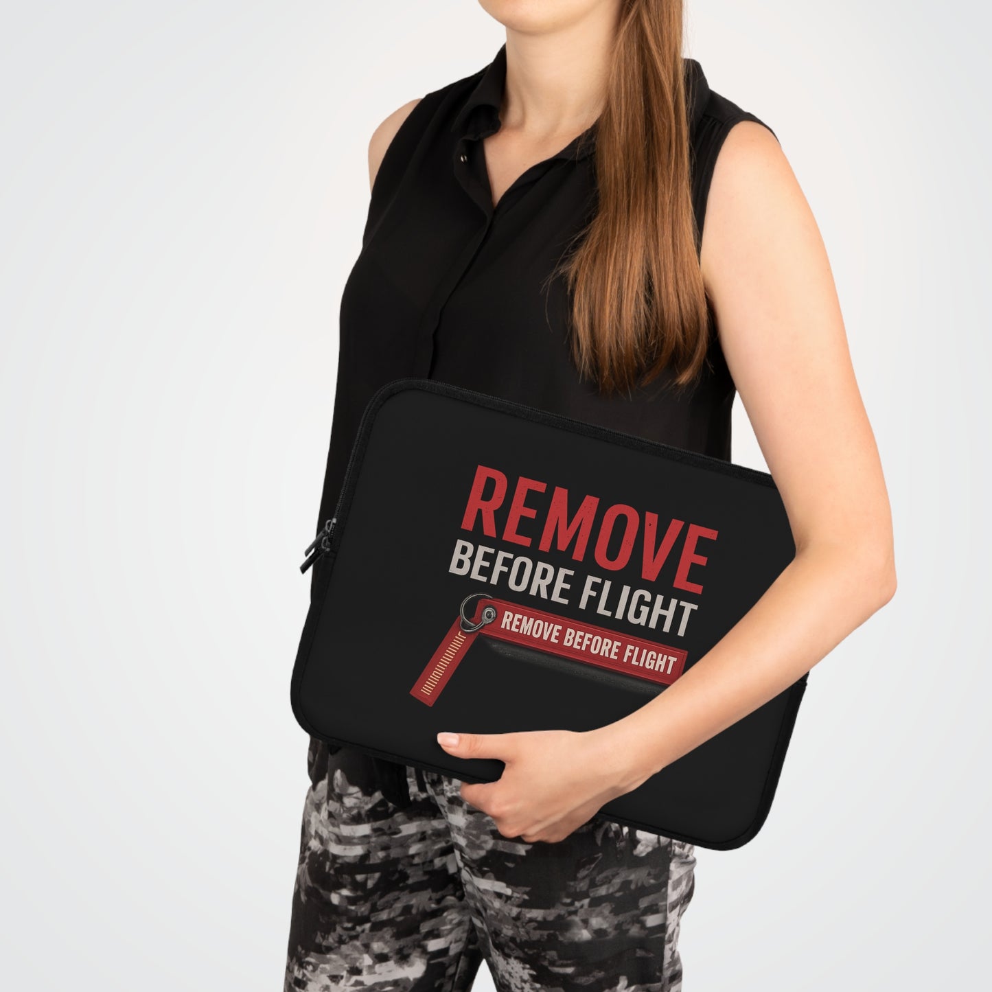Remove Before Flight Laptop Sleeve — Aviation Apparel