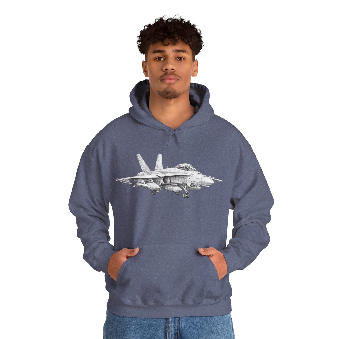 F-18 Fighter Jet Hoodie — Aviation Apparel