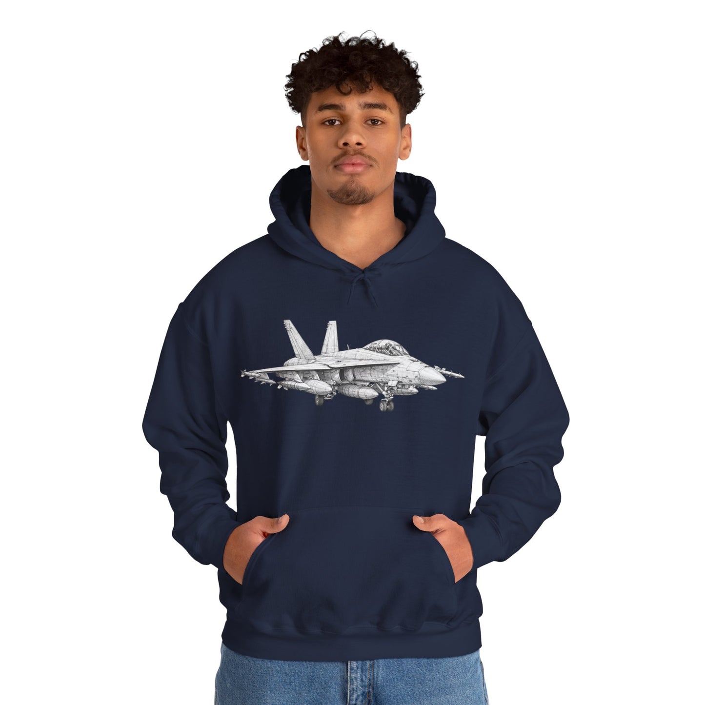 F-18 Fighter Jet Hoodie — Aviation Apparel